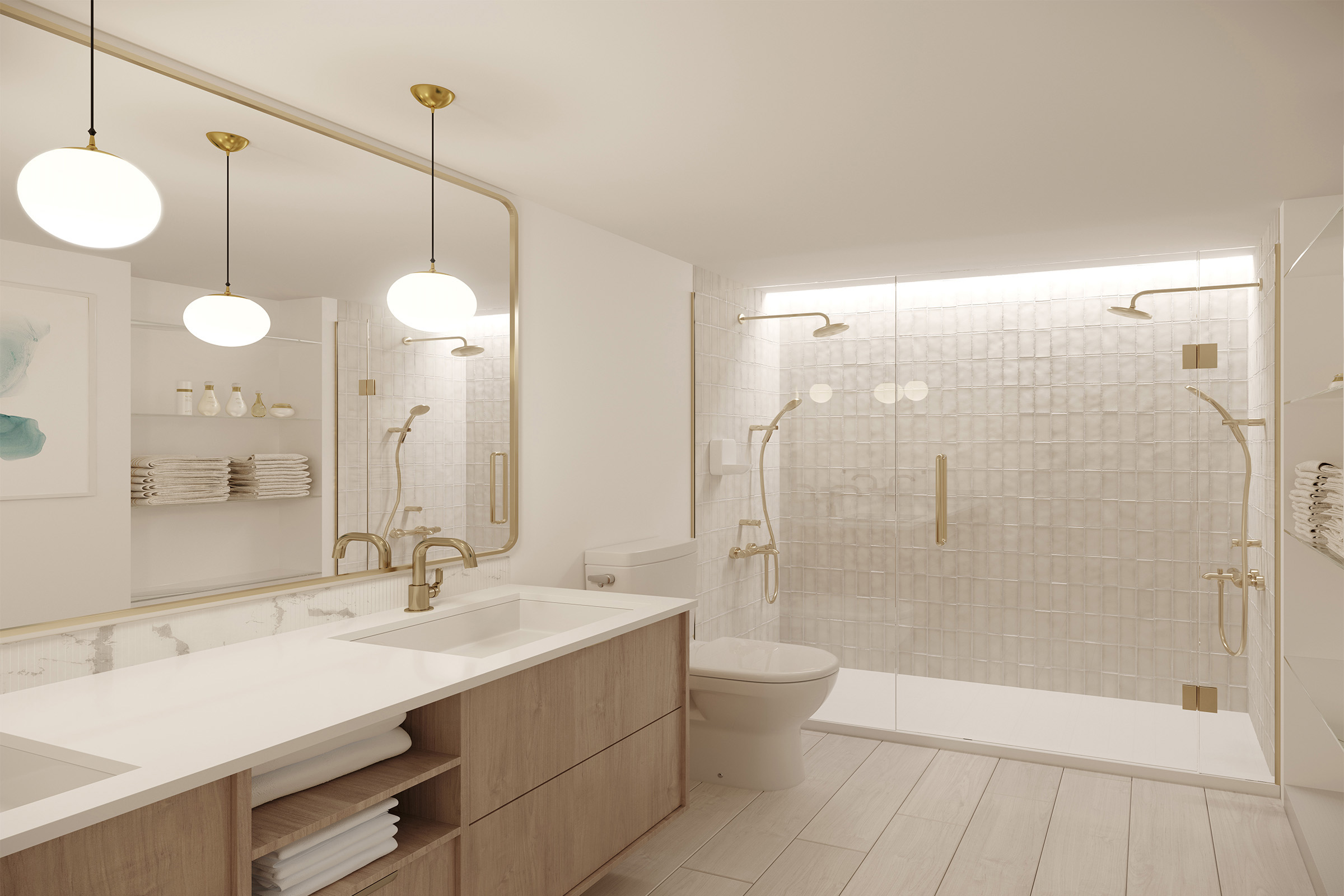 Rendering of The Standard Residences Bathroom