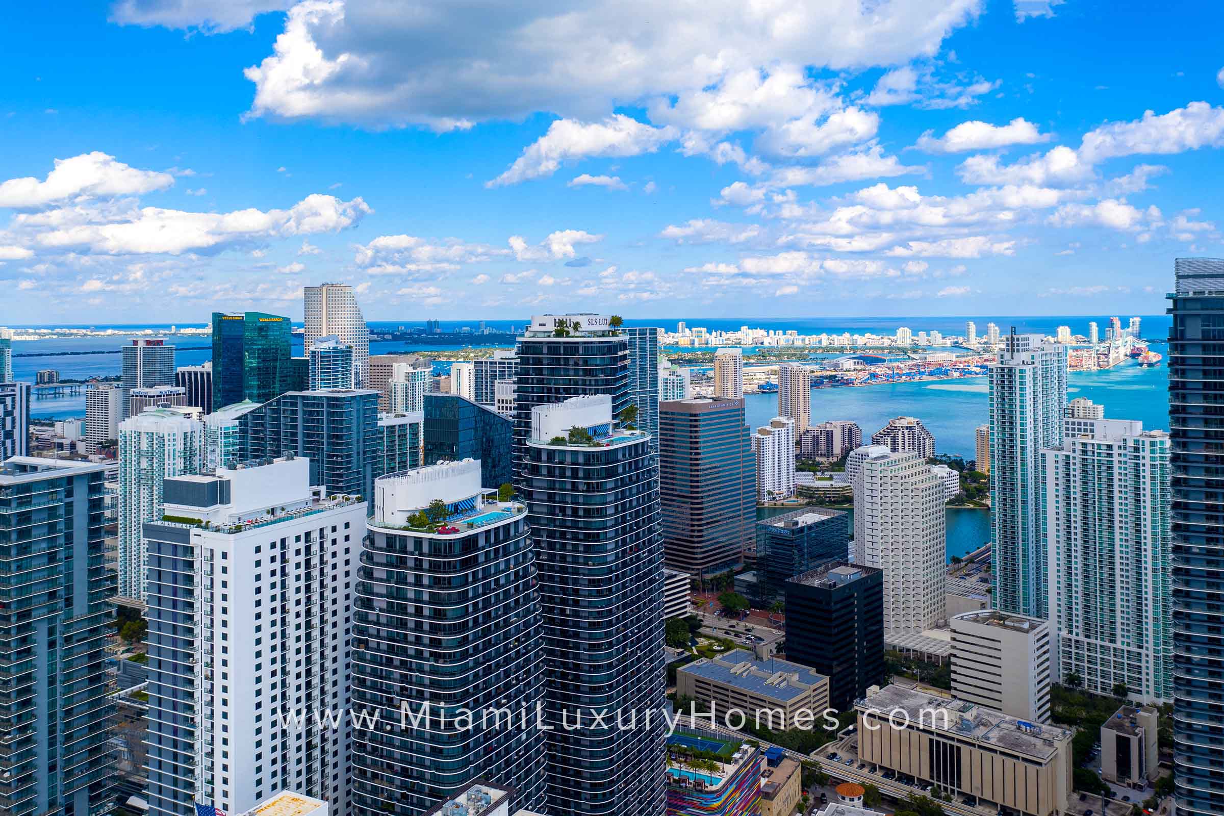 Aerial View of Brickell Heights
