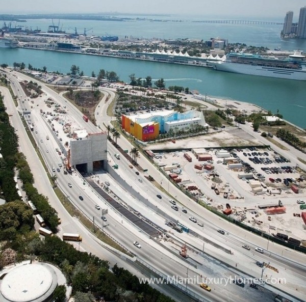 Port of Miami Tunnel in Downtown Miami