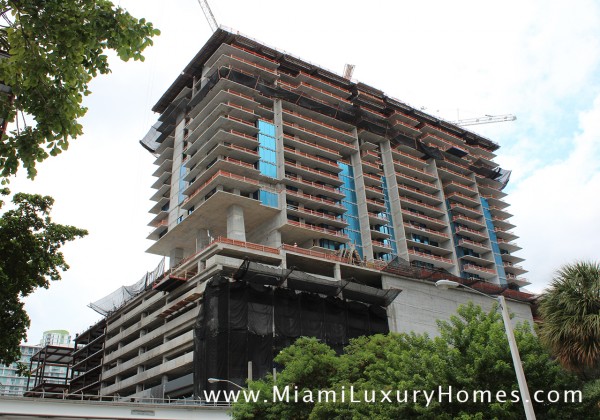 Construction Site of Reach Condo Tower at Brickell City Centre