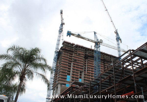 Construction Site of Rise Condo Tower at Brickell City Centre