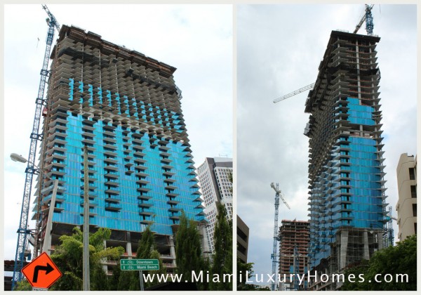 Construction Site of EAST, Miami Hotel Brickell City Centre