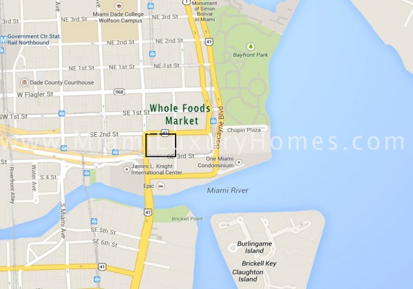 Area Map of Whole Foods Market at Met 3