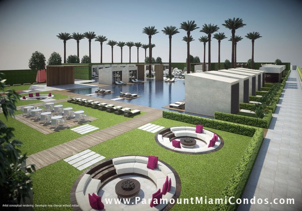 Paramount Miami Worldcenter Roofdeck Seating 