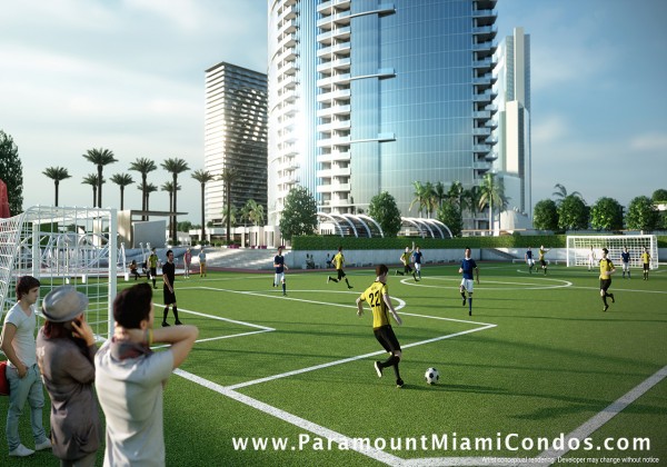 Paramount Miami Worldcenter Roofdeck Soccer Field