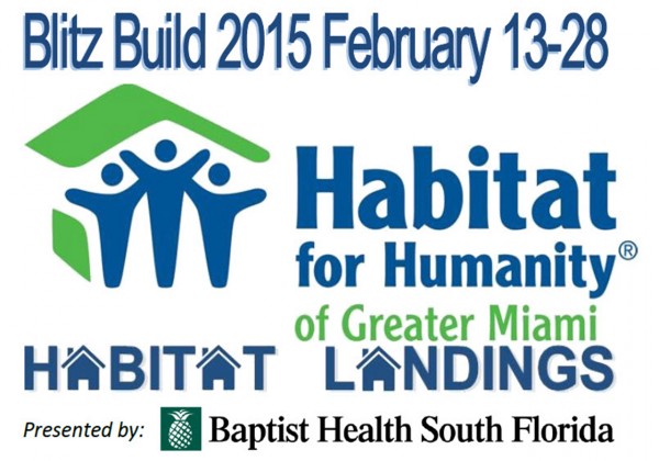 Miami Habitat for Humanity Blitz Build 2015