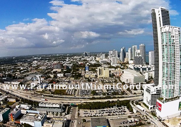 Paramount Miami Worldcenter 40th Floor North View