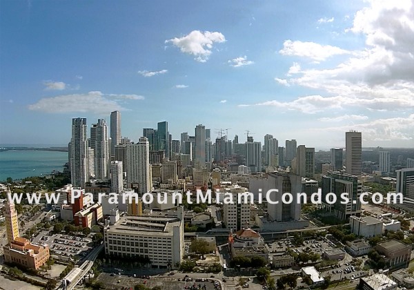 Paramount Miami Worldcenter 40th Floor South View