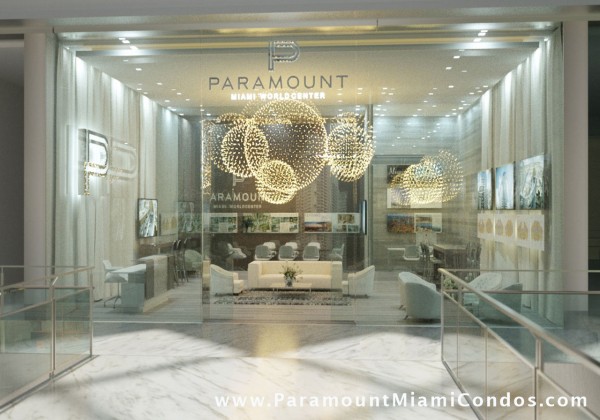 Paramount Miami Worldcenter Residents' Entrance to Mall at Miami Worldcenter