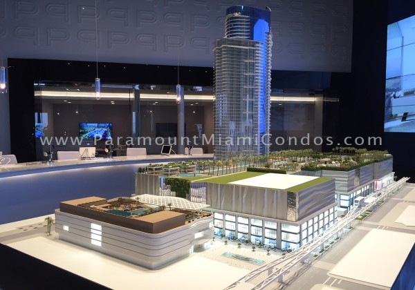 Paramount Miami Worldcenter Scale Model 