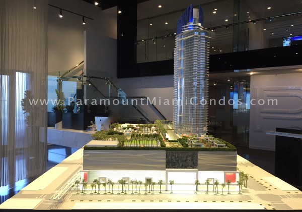 Paramount Miami Worldcenter Scale Model 