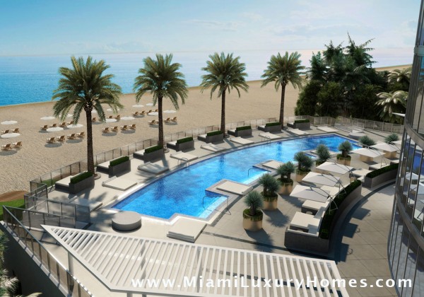 Porsche Design Tower Beachfront Pool