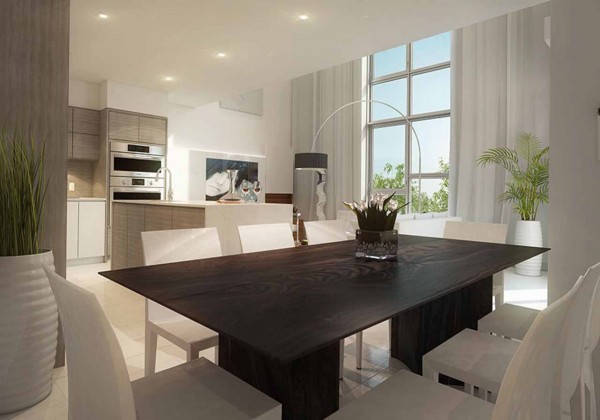 One Bay Residences Dining Room