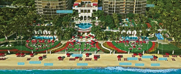The Estates at Acqualina Outdoor Site Map