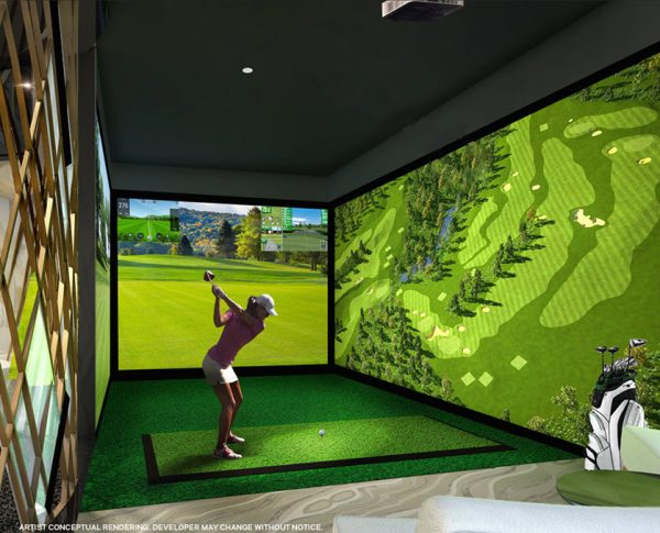 Paramount Miami Worldcenter Golf Simulator