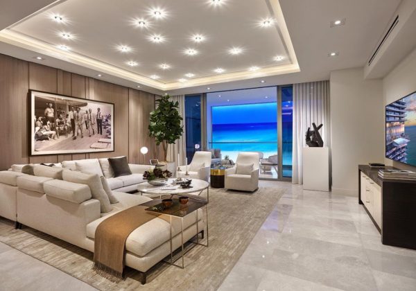 Turnberry Ocean Club Model Residence Living Room