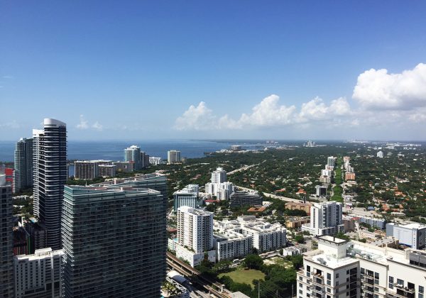 Southwest View from the Brickell Heights Pool Deck