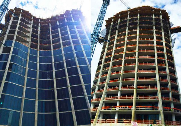 Park Grove Towers 2 (Left) and 3 (Right) | During Construction
