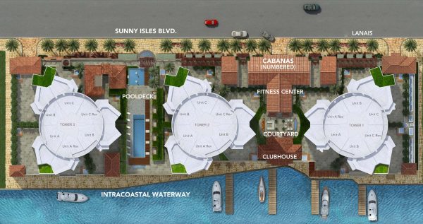 St. Tropez Site Plan
