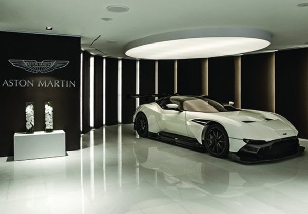 Aston Martin Vulcan on Display at the Aston Martin Residences