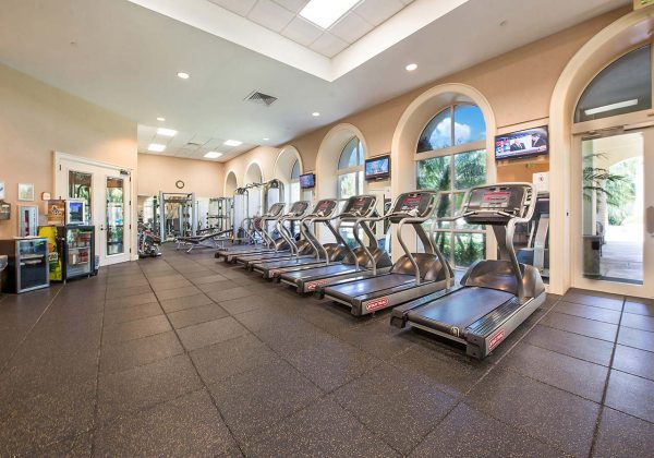 The Ocean Club Key Biscayne Cardio Room at the Fitness Center