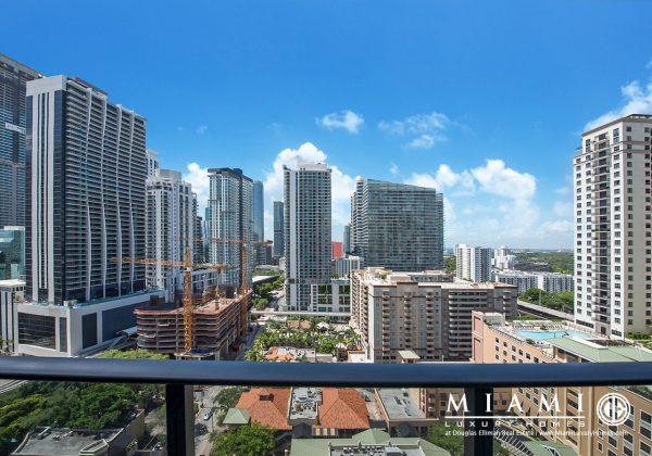 Brickell Heights Unit 1902 View Over Mary Brickell Village