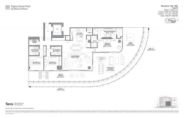 Original Floor Plan for Residence 302B