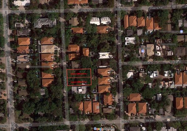 Site Map of Coconut Grove Lots Sold