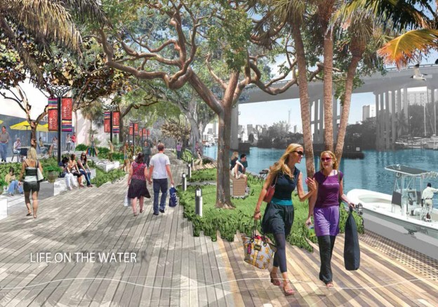 Miami-Dade County Gives River Landing 1.5 Acres for Waterfront Linear Park