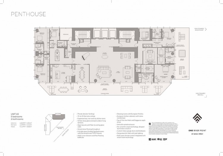 Urban Loft Penthouse Floor Plan Designs photo