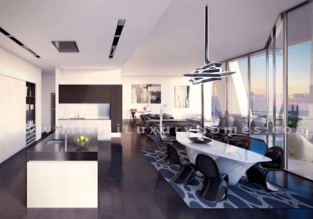 One Thousand Museum Condos Living Room