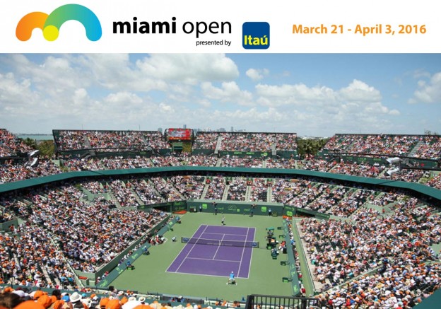 2016 Miami Open Set for March 21 – April 3, 2016