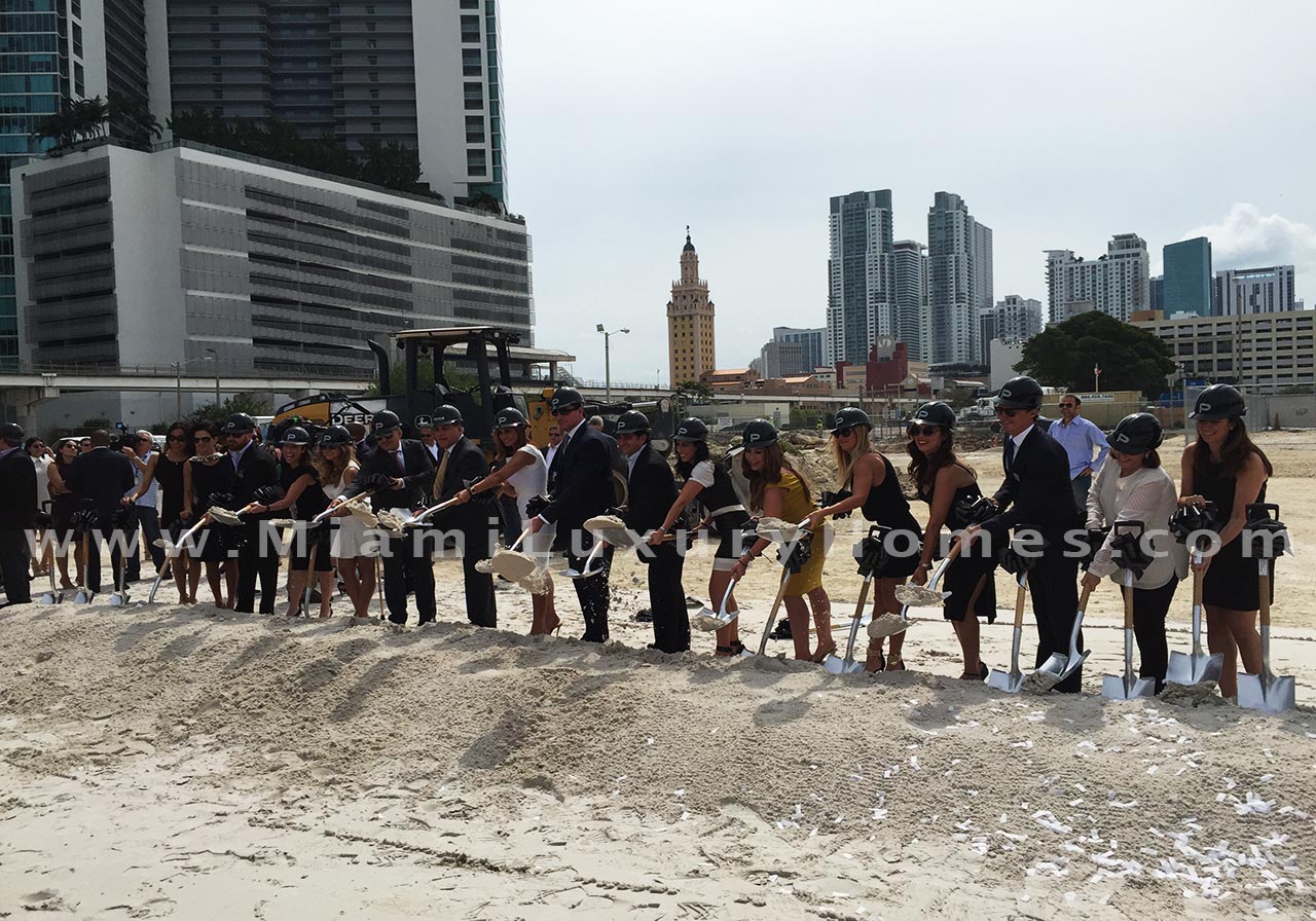 Miami Worldcenter & Paramount Miami Groundbreaking Ceremony With Helicopter Video