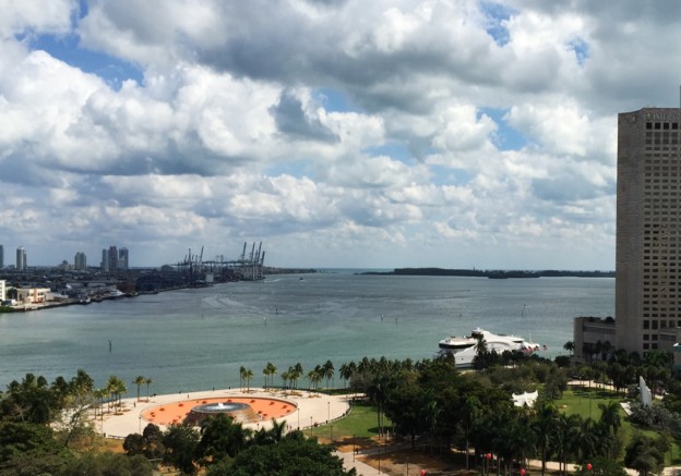 View from Unit 1402 at 50 Biscayne
