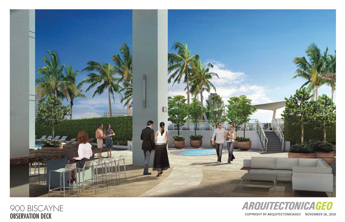 Observation Deck - 900 Biscyane Bay Pool Deck Restoration Design Plan