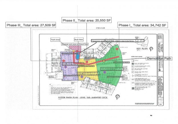 Construction Timeline for the Icon Brickell Pool Deck