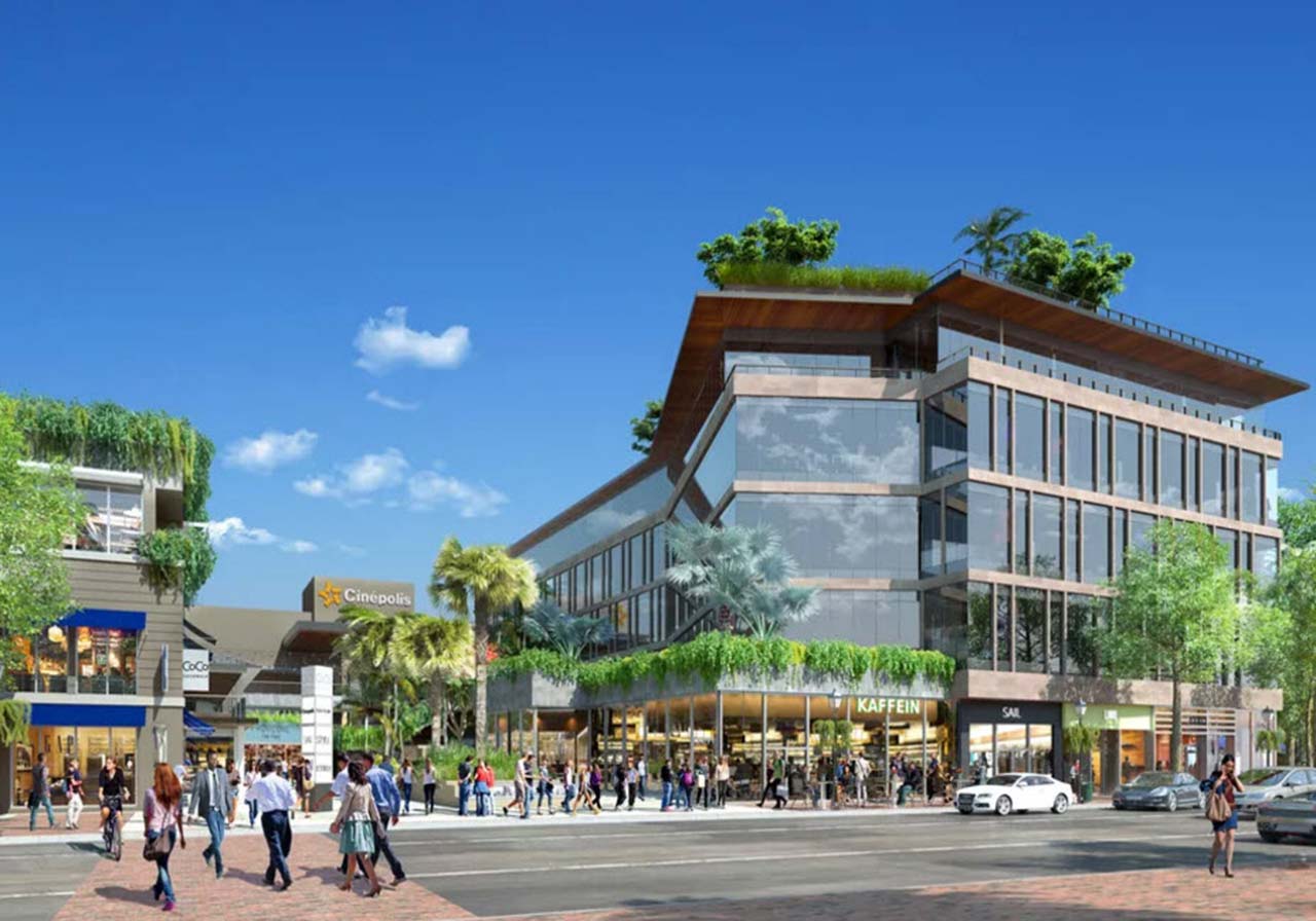 Renderings of Renovated CocoWalk Promenade