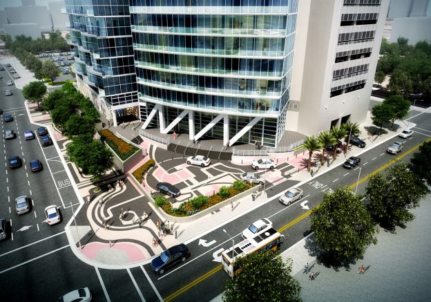 Marina Blue in Downtown Miami is Renovating its Valet Area…Finally!