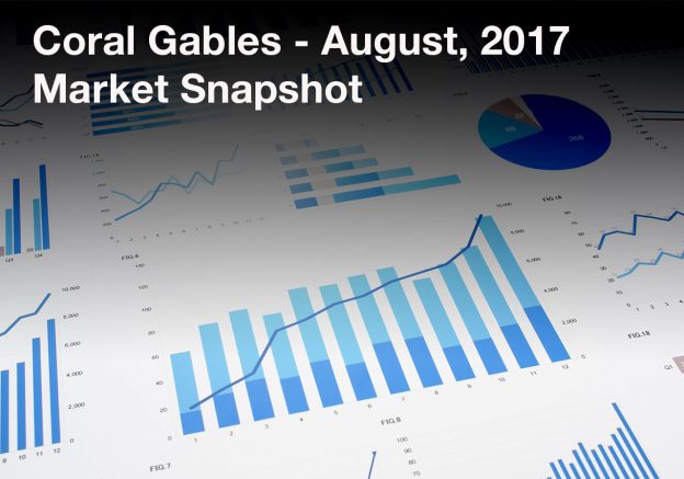 Coral Gables – August, 2017 Market Snapshot