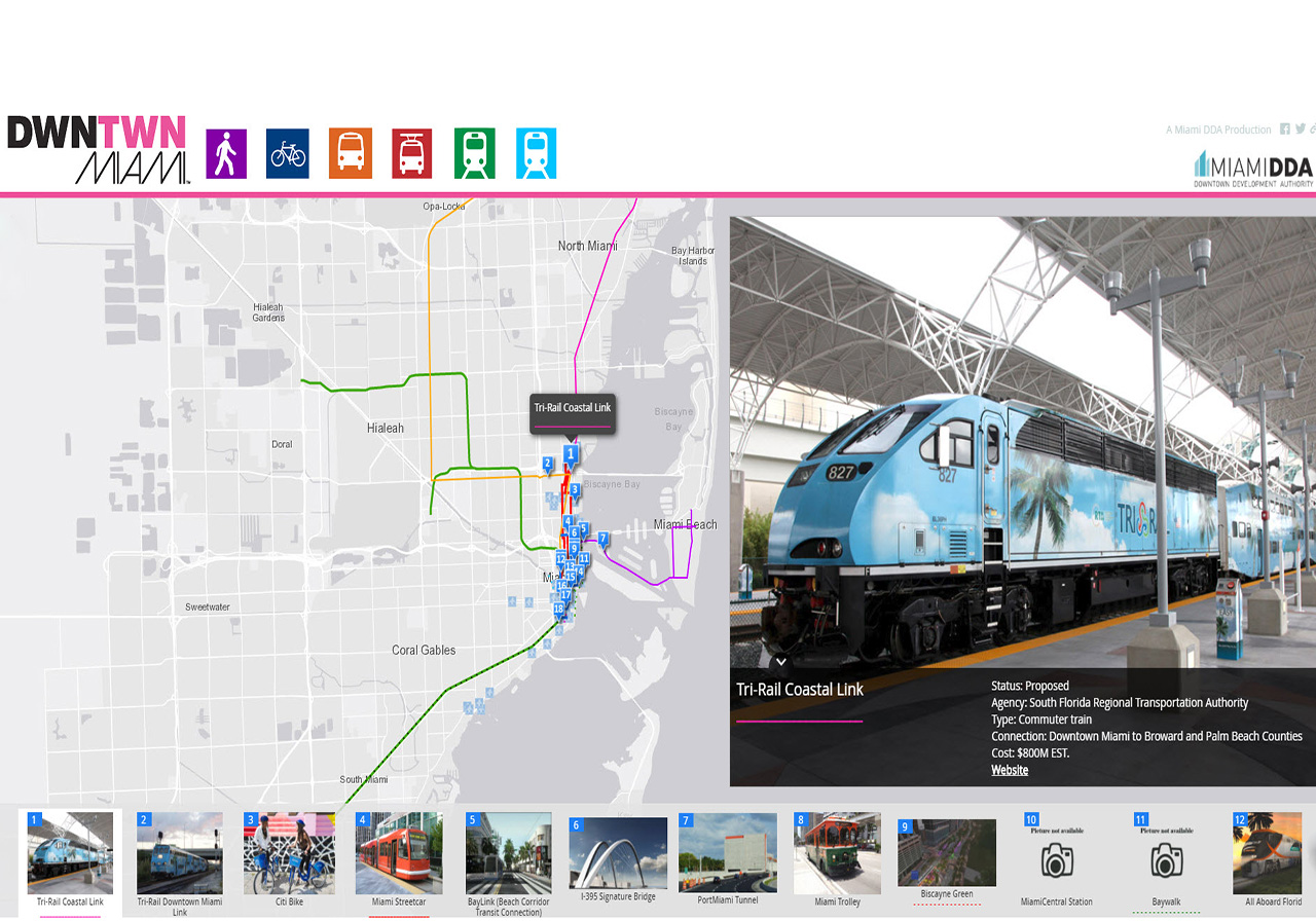 Check Out Miami DDA’s Super Helpful Interactive Transportation Map