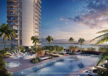 Una Residences Brickell Pool Rendering