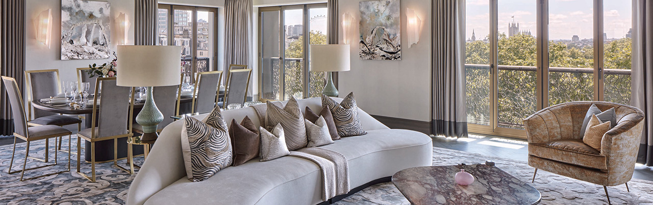 Clarges Mayfair in London Living/Dining Area Clarges Mayfair in London Living/Dining Area