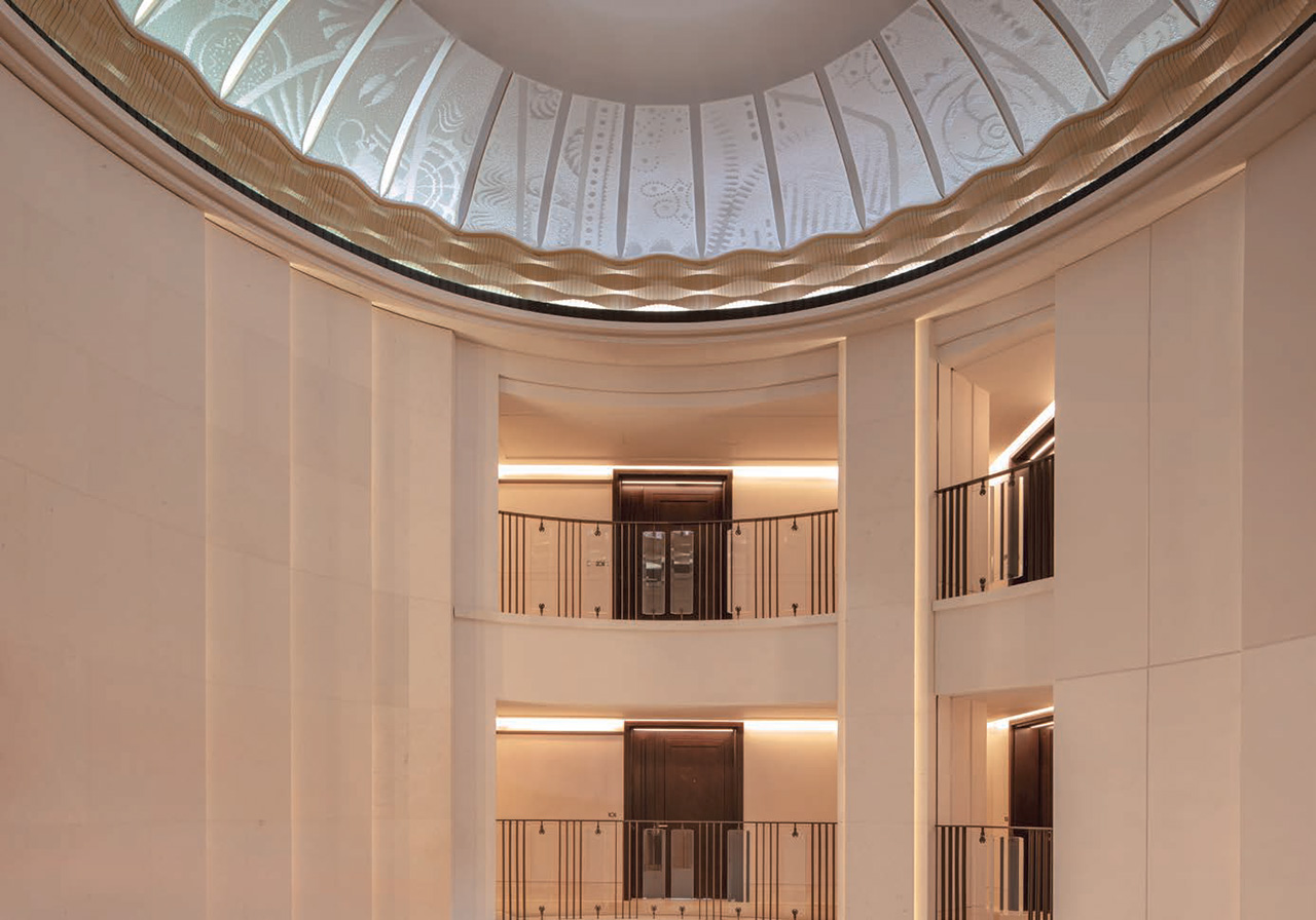 Clarges Mayfair in London 4-Story Atrium Clarges Mayfair in London 4-Story Atrium