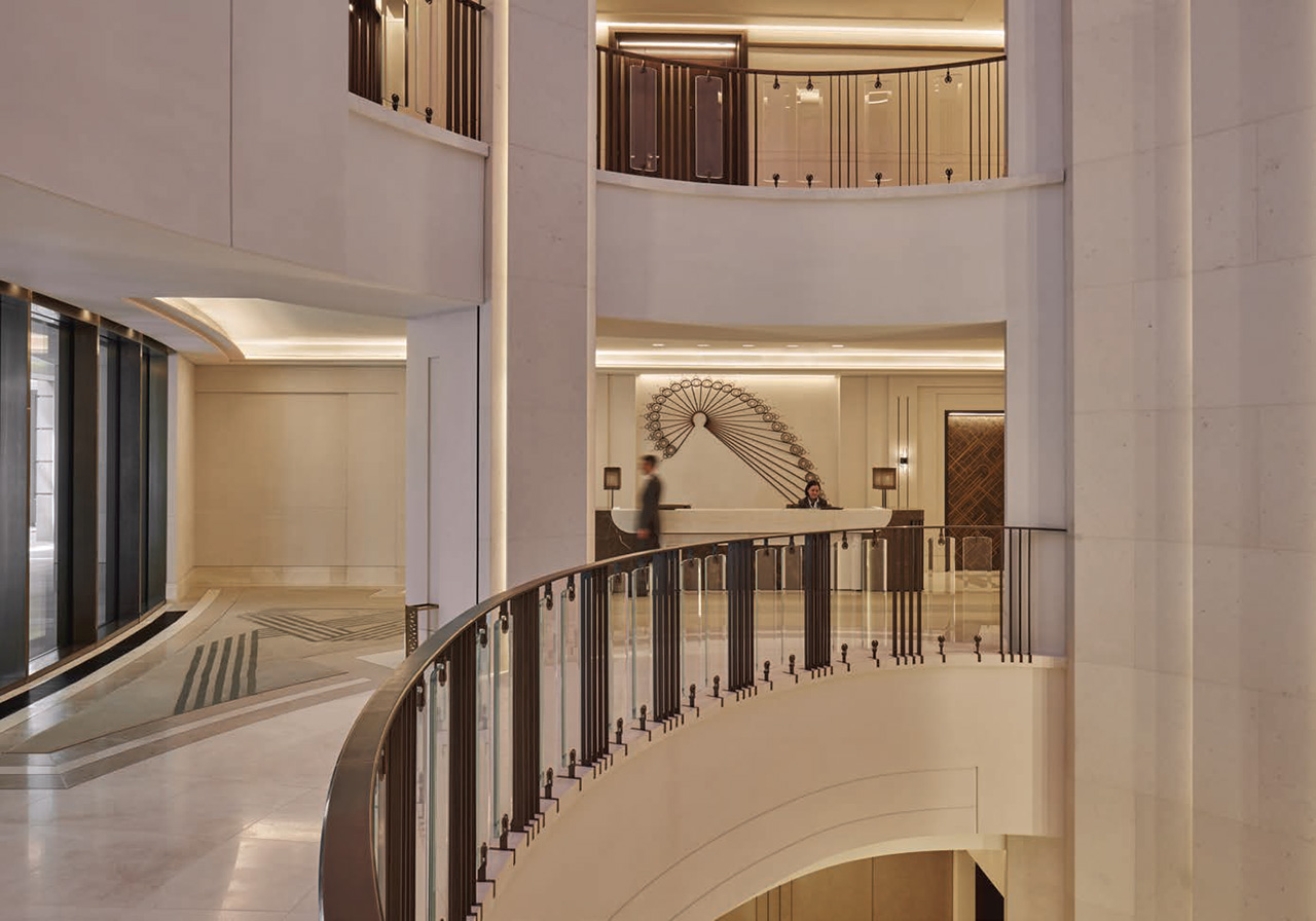 Clarges Mayfair in London 4-Story Atrium Clarges Mayfair in London 4-Story Atrium