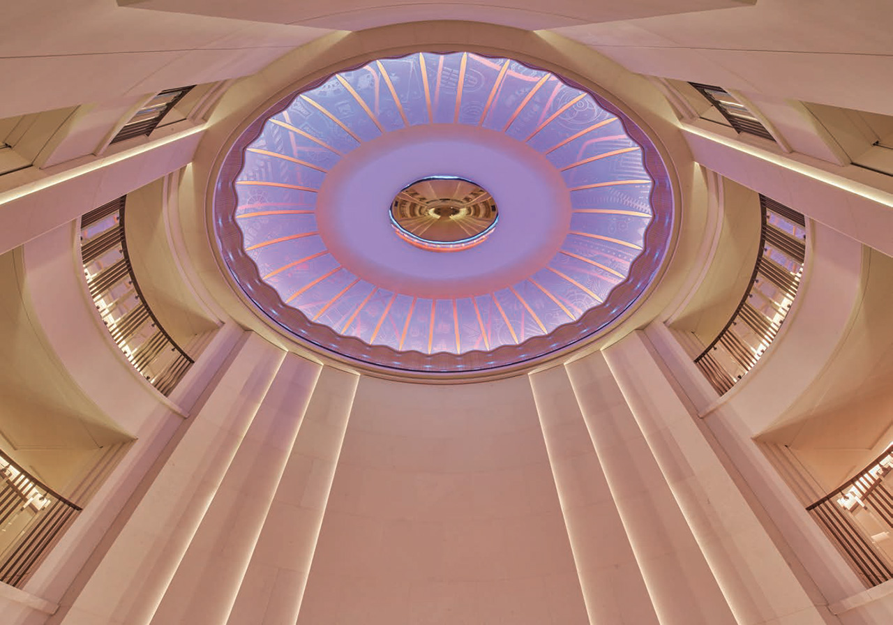 Clarges Mayfair in London Amaranthyne Light Sculpture Clarges Mayfair in London Amaranthyne Light Sculpture