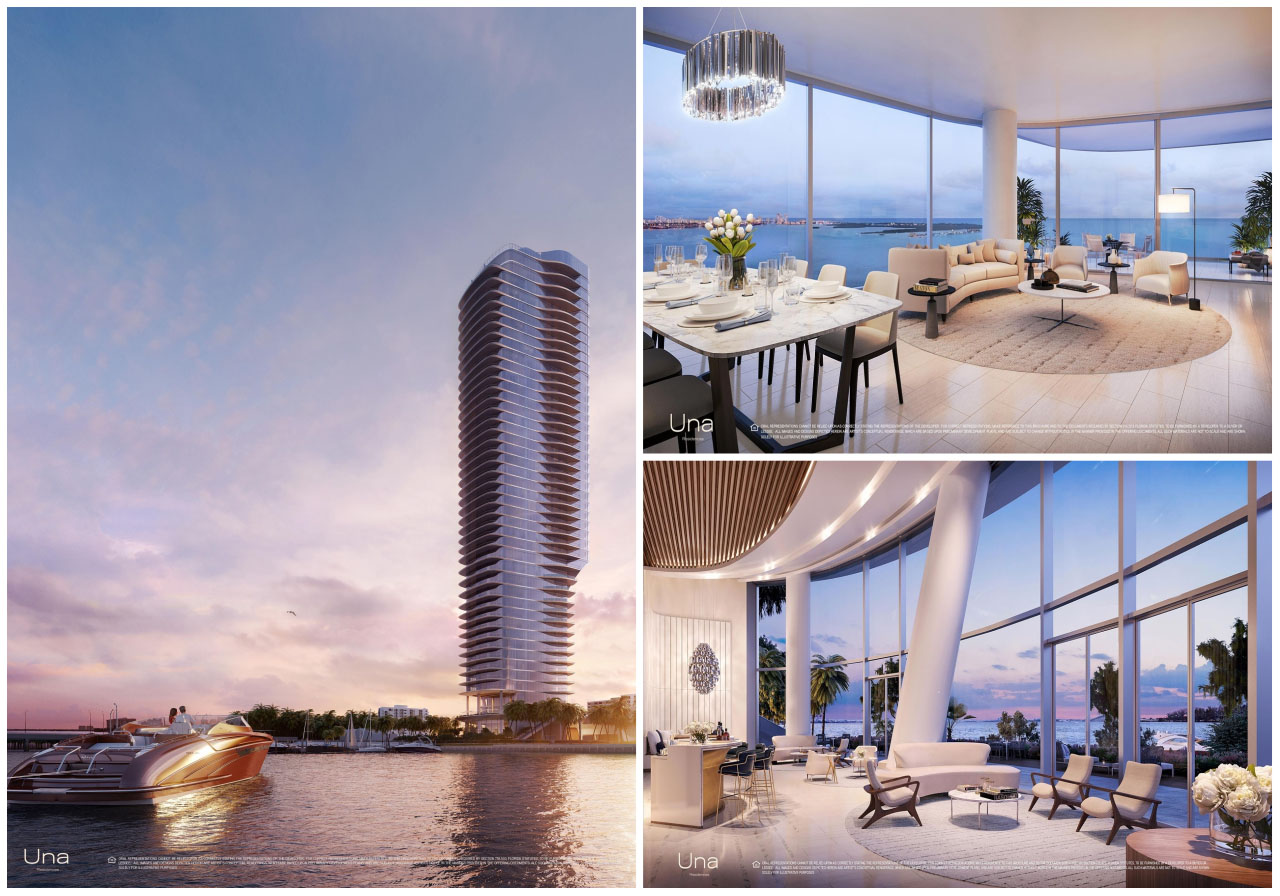 Una Residences Offers 5,455 Sq/Ft ‘Vista Residences’ on Floors 19-22 Priced at $7.4M