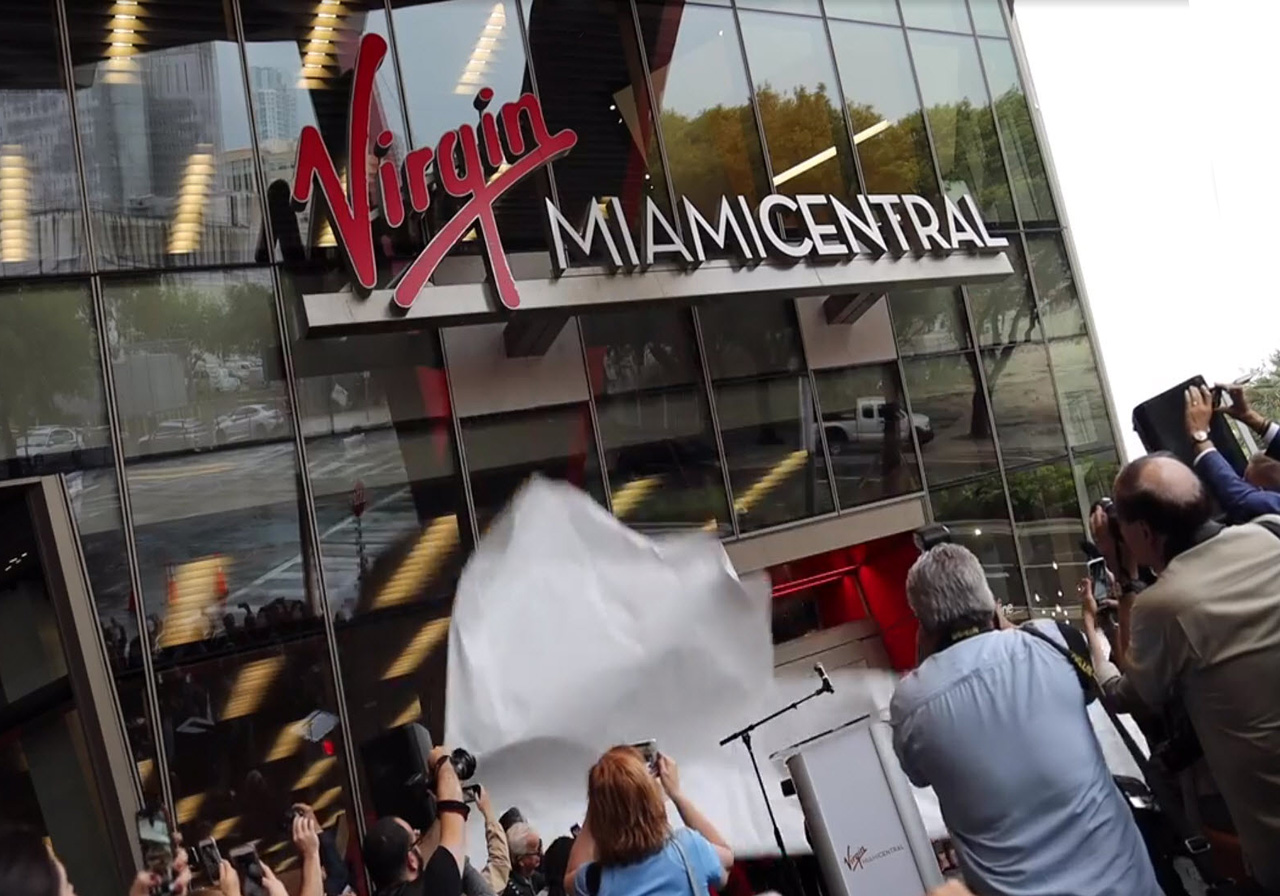 The Brightline Officially Renamed ‘Virgin Trains USA’ & Miami Station Now ‘Virgin MiamiCentral’