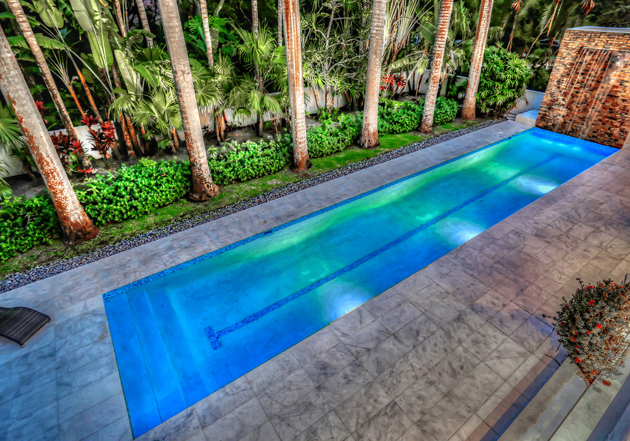 5455 Kerwood Terrace Lap Pool at Sunset 5455 Kerwood Terrace Lap Pool at Sunset