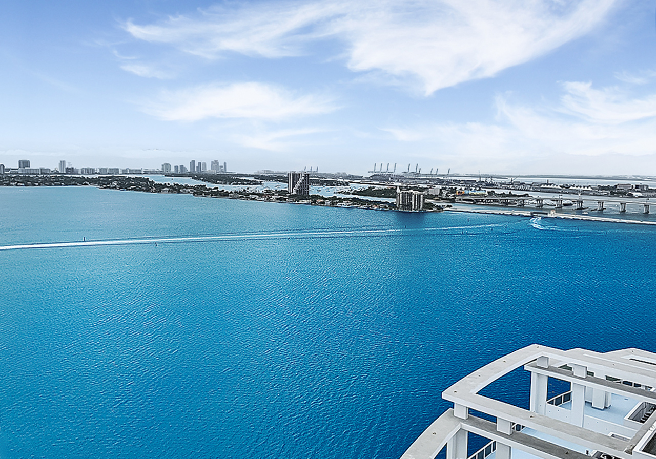 Elysee Miami Construction Tour - Southeast View from 27th Floor