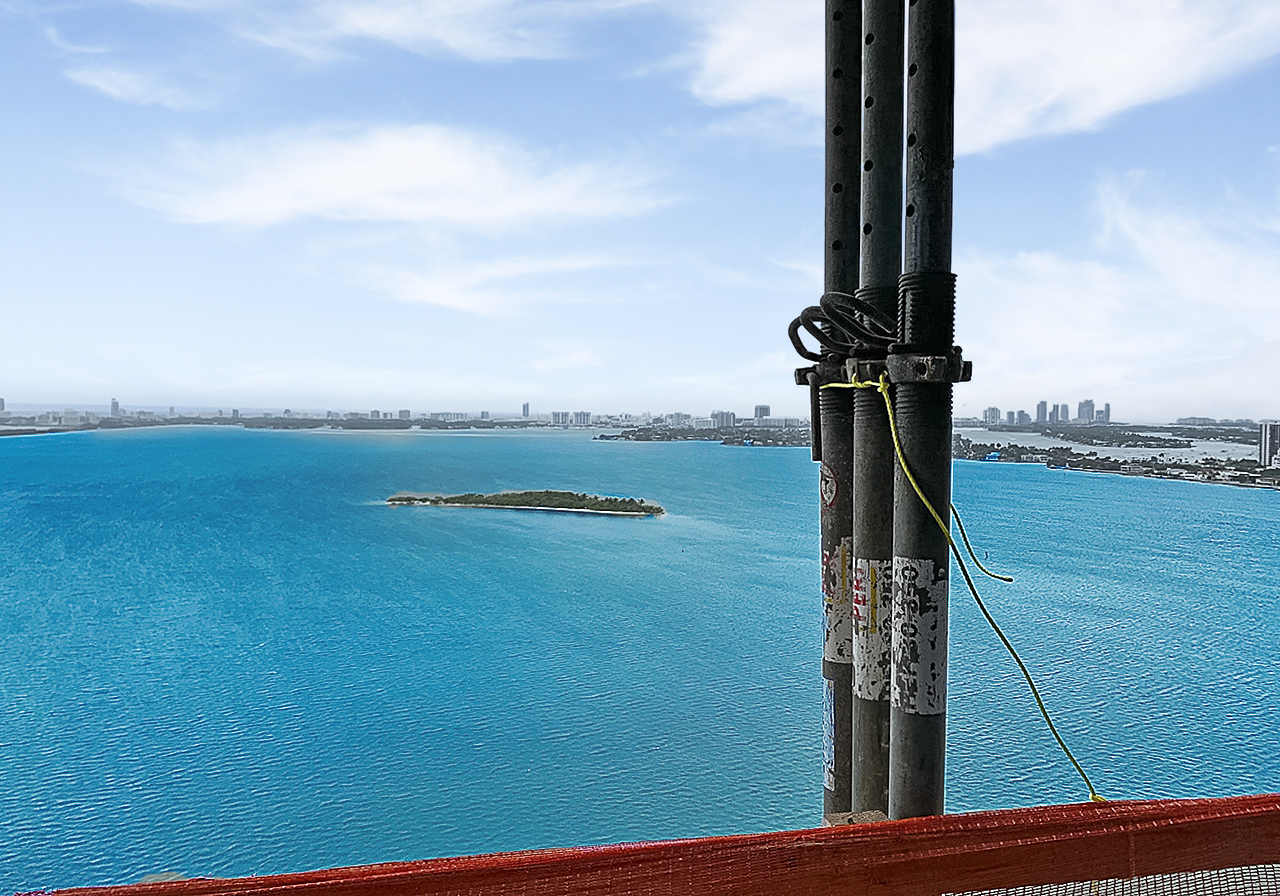 Elysee Miami Construction Tour - East View from 27th Floor Elysee Miami Construction Tour - East View from 27th Floor